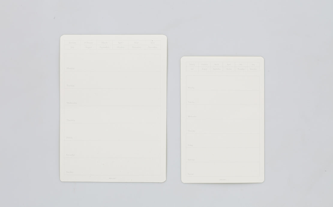 Stalogy - Removable Calendar Seal - Weekly - M-Sticky Notes-DutchMills