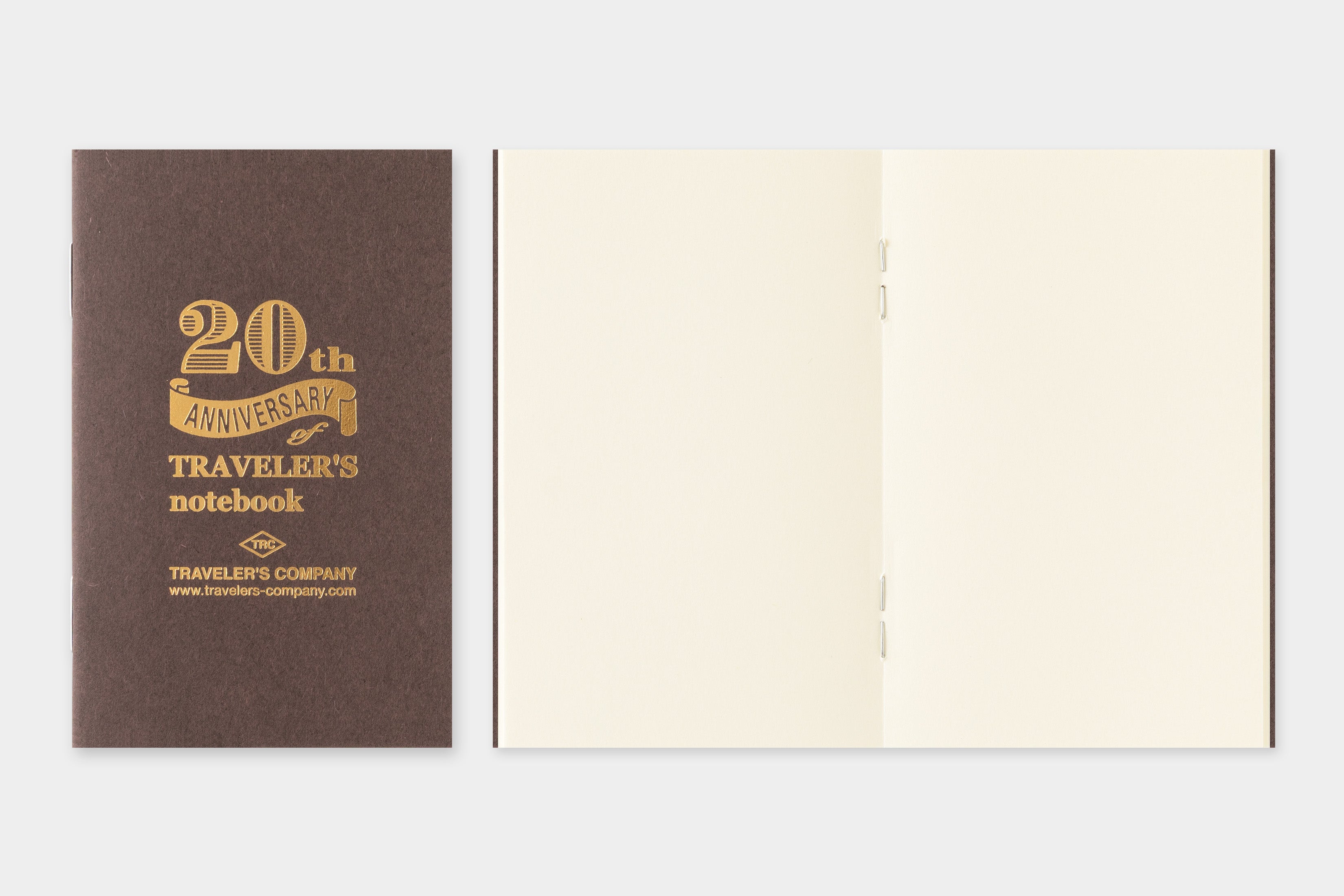 TRAVELER'S notebook - Card Size Set - Brown (20th Anniversary)-Notitieboek-DutchMills