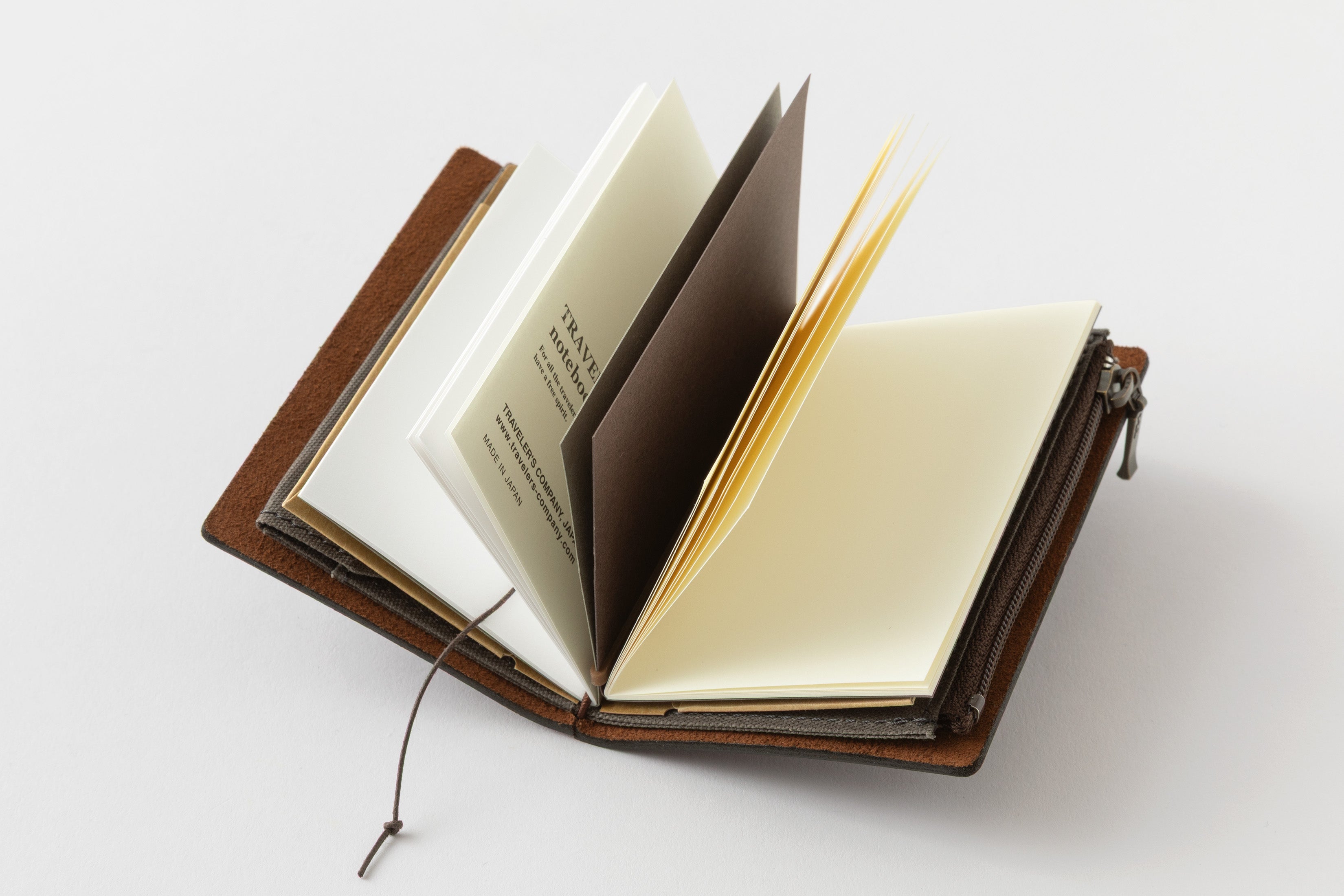 TRAVELER'S notebook - Card Size Set - Brown (20th Anniversary)-Notitieboek-DutchMills