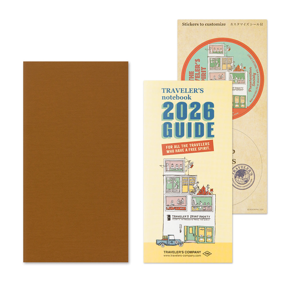 TRAVELER'S notebook - Diary 2026 Second Half - Weekly Vertical-Agenda-DutchMills