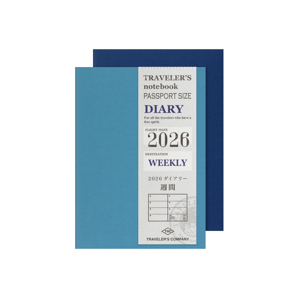 TRAVELER'S notebook - Diary 2026 Weekly Refill (Passport size)-Agenda-DutchMills
