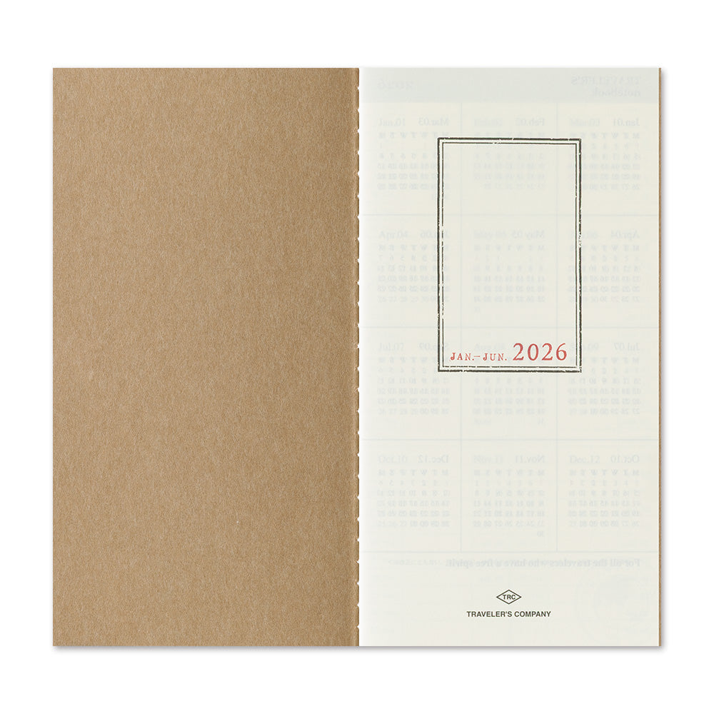 TRAVELER'S notebook - Diary 2026 Weekly + Vertical Refill-Agenda-DutchMills