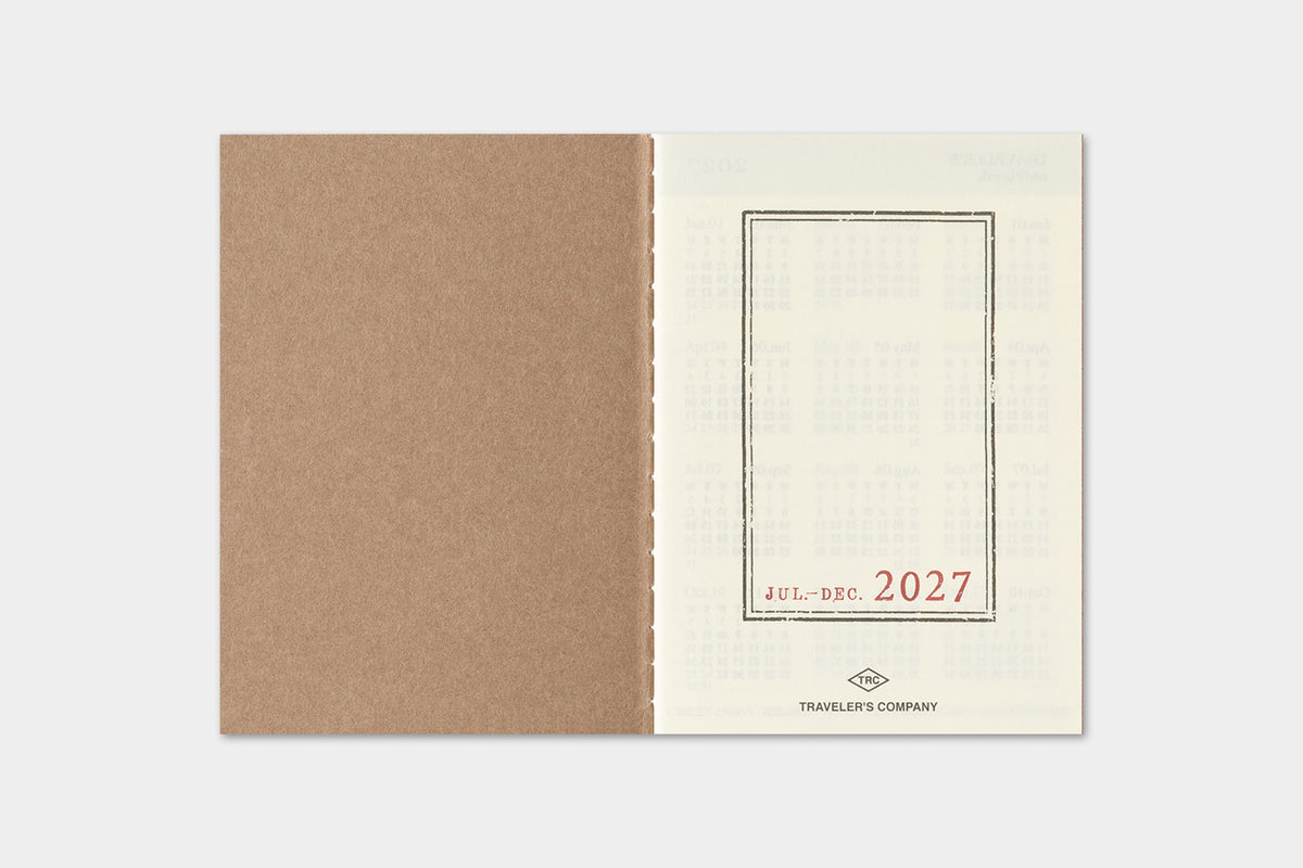 TRAVELER'S notebook - Diary 2027 Weekly Refill (Passport size)-Agenda-DutchMills