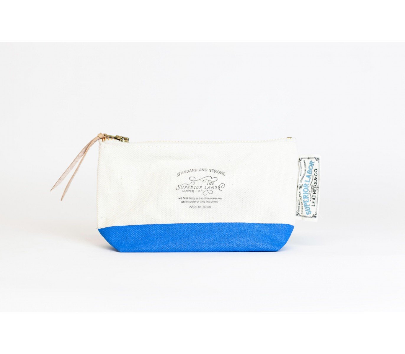 The Superior Labor - Cotton Canvas Pouch #02 - Sky Blue-Etui-DutchMills