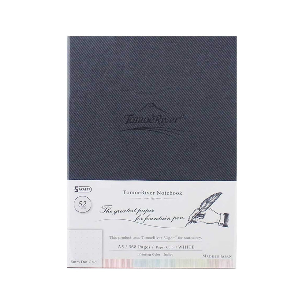 Tomoe River - Notebook hardcover 5mm Dot Grid / A5 / White / 52 g/m2-Notitieboek-DutchMills