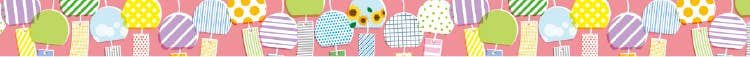 Washi Tape - colorful wind chime / MTEX257EZ-DutchMills