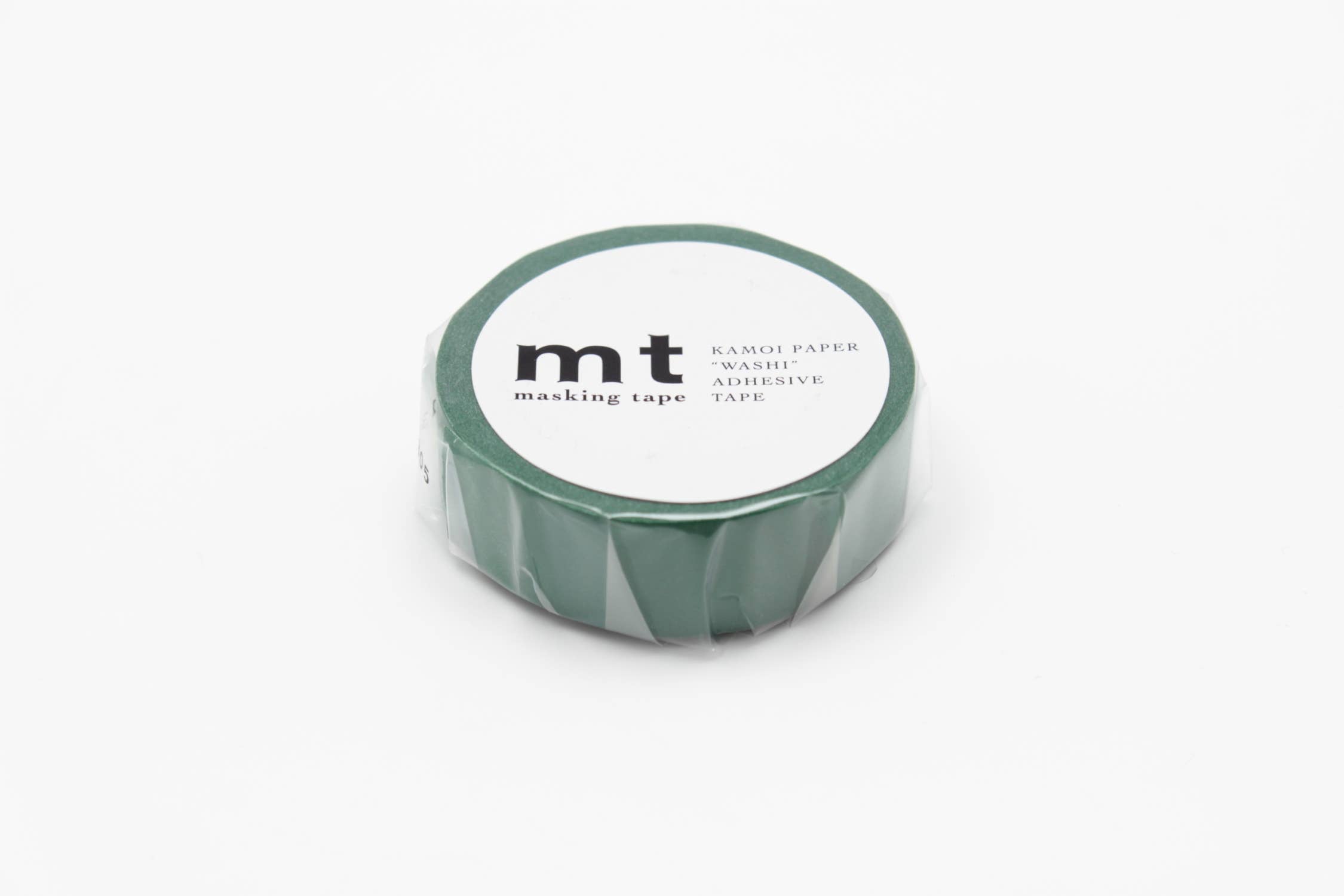 Washi Tape - dark green peacock / mt basic MT01P204RZ-DutchMills