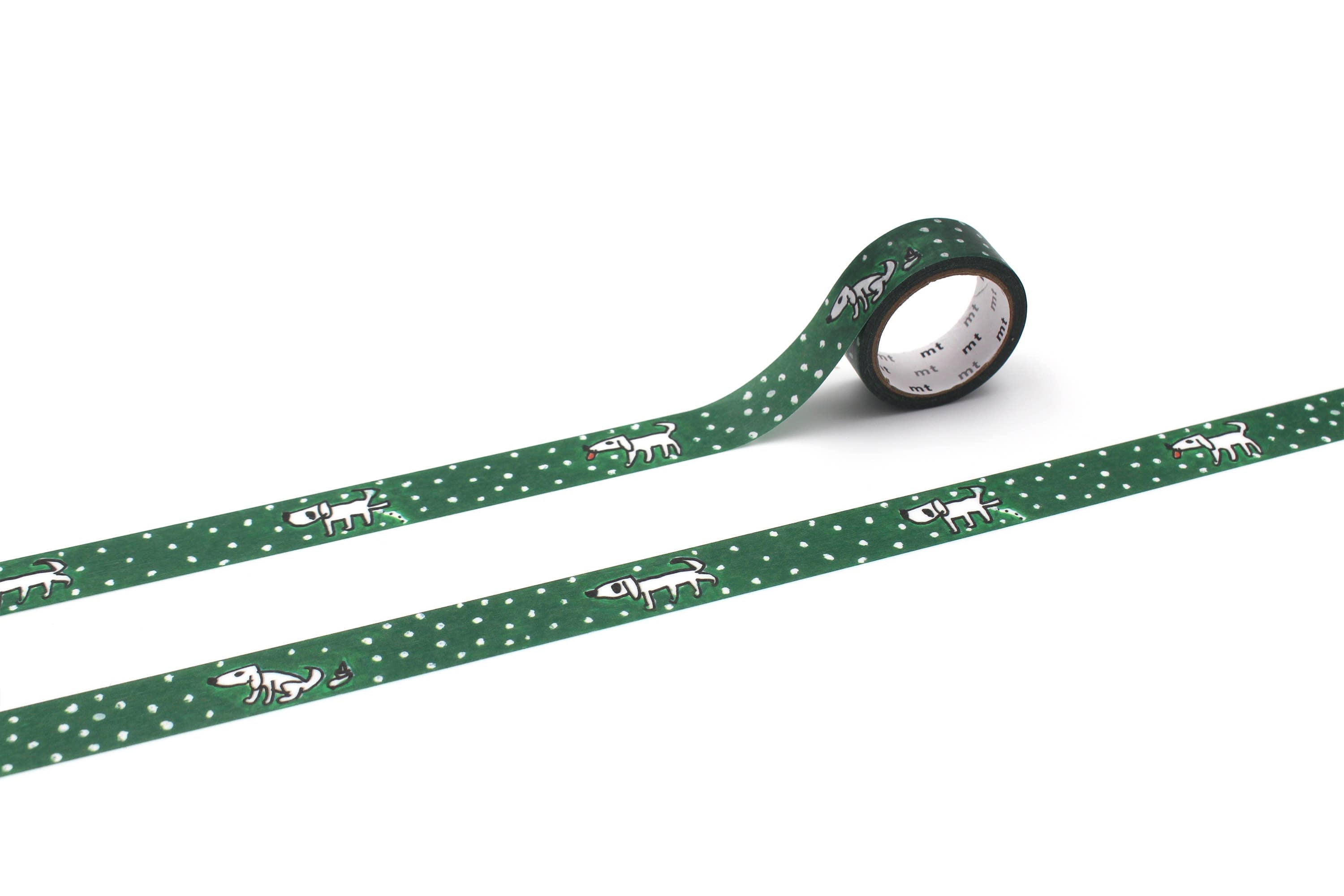 Washi Tape - Dog by Makoto Matsubayashi / MTMATU03EZ-DutchMills