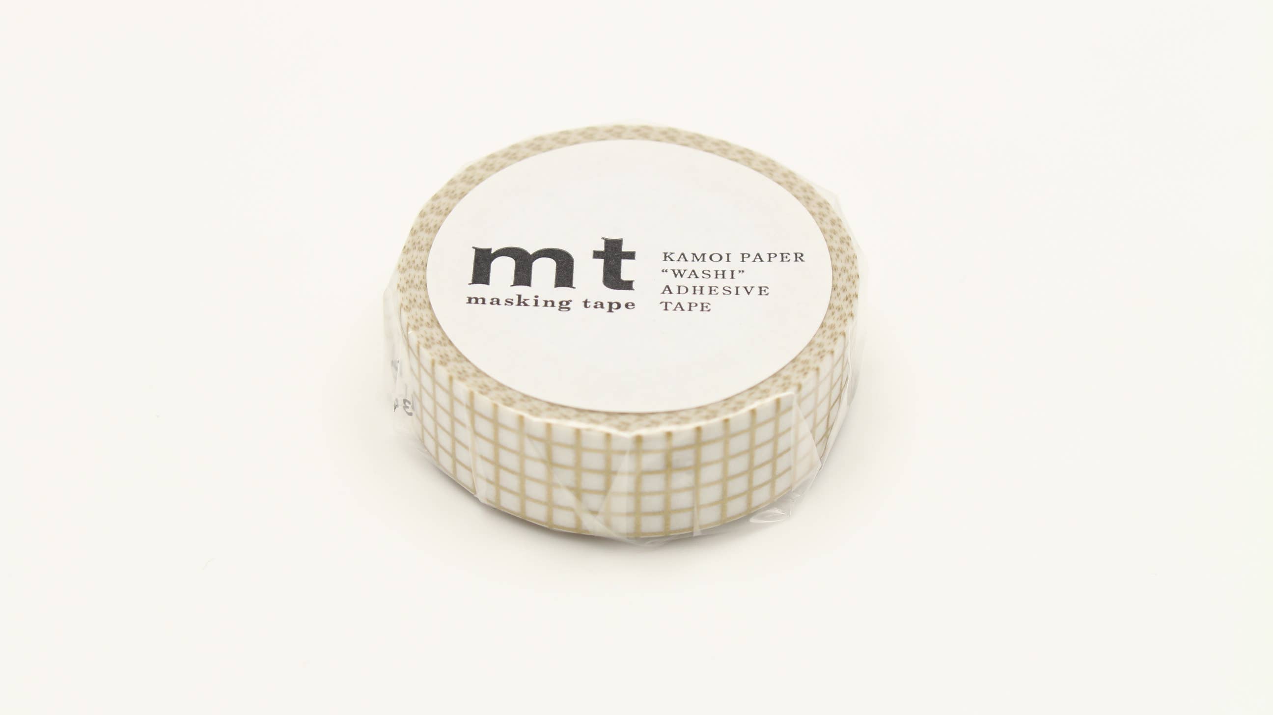 Washi Tape - gold checkered hougan / mt basic MT01D398RZ-DutchMills