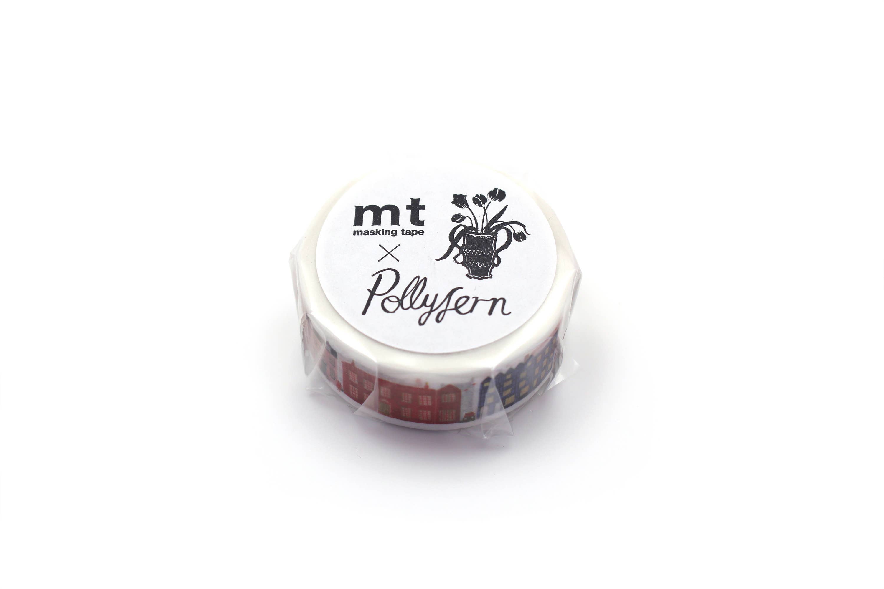 Washi Tape - Houses by Polly Fern / mt Artist MTPOLL02EZ-DutchMills