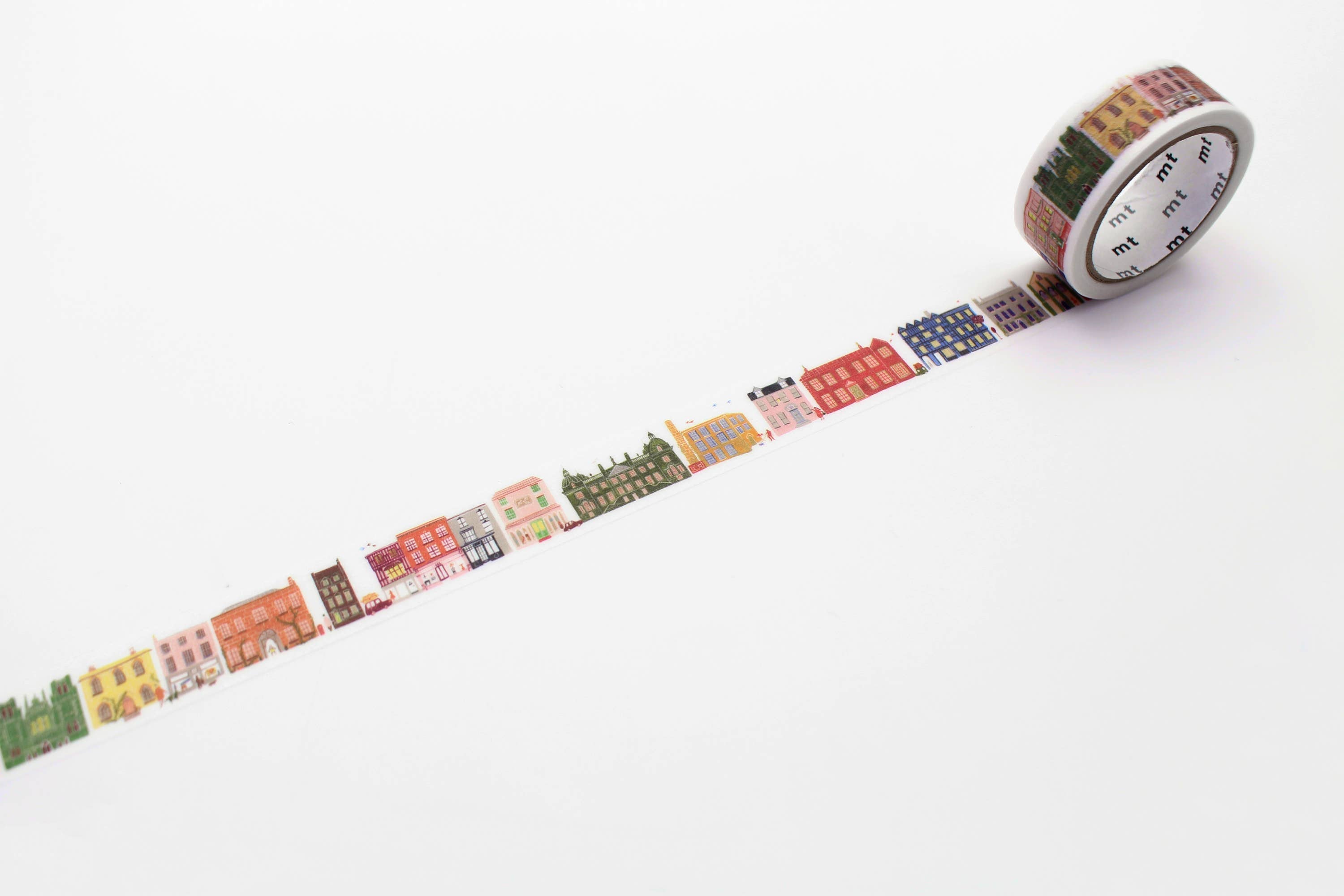 Washi Tape - Houses by Polly Fern / mt Artist MTPOLL02EZ-DutchMills