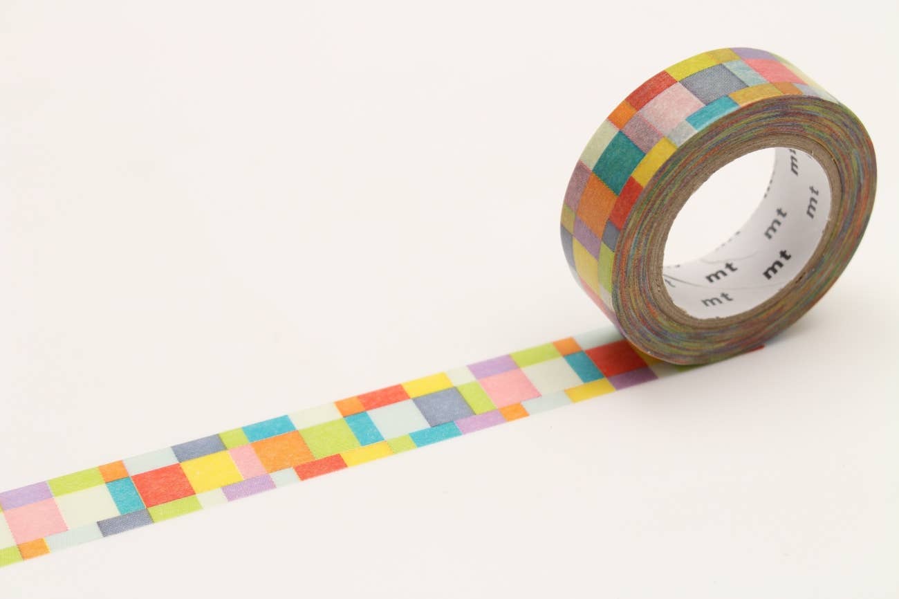 Washi Tape - mt basic mosaic bright MT01D176RZ-DutchMills