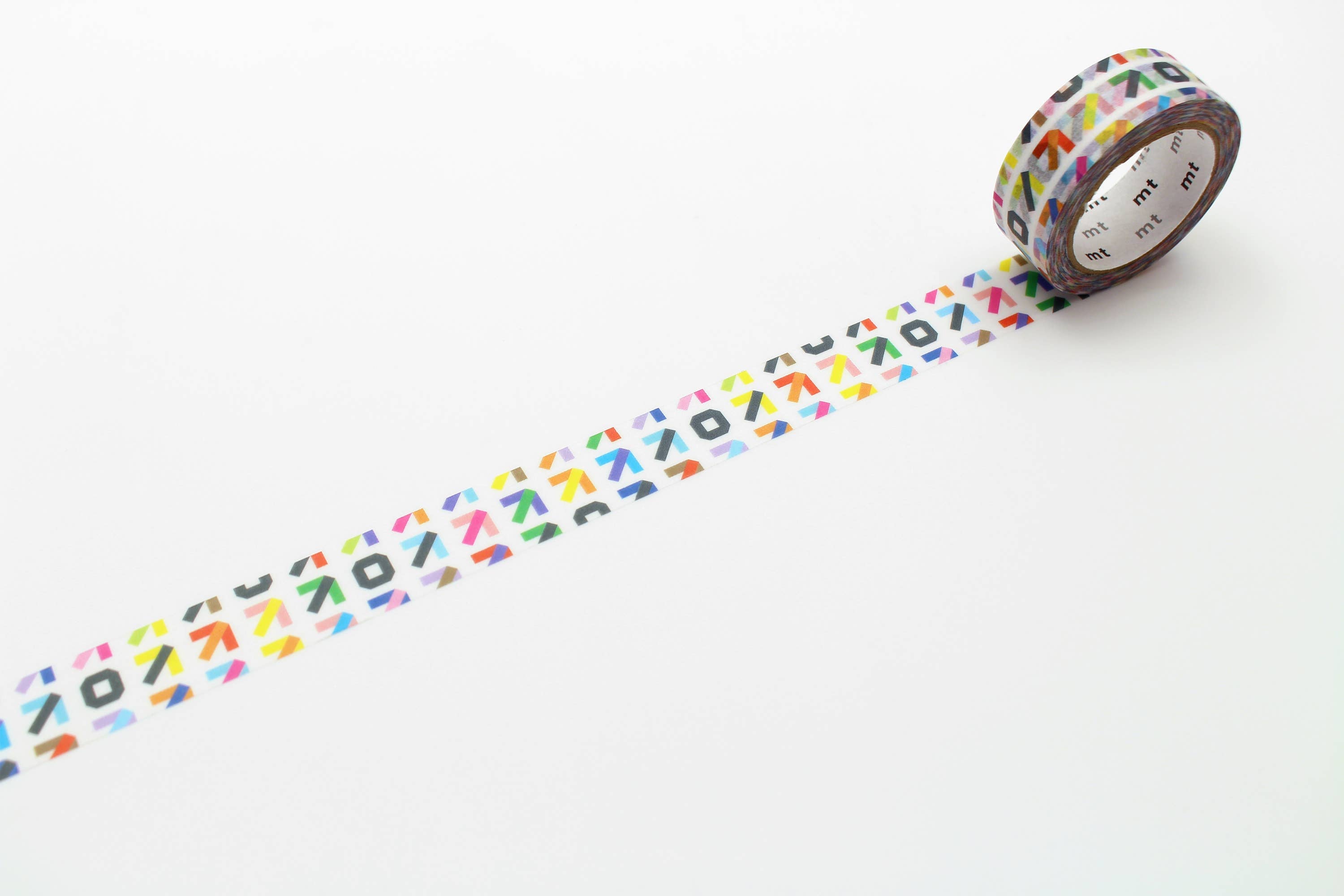 Washi tape with multicolored arrows / mt basic MT1D568EZ-DutchMills