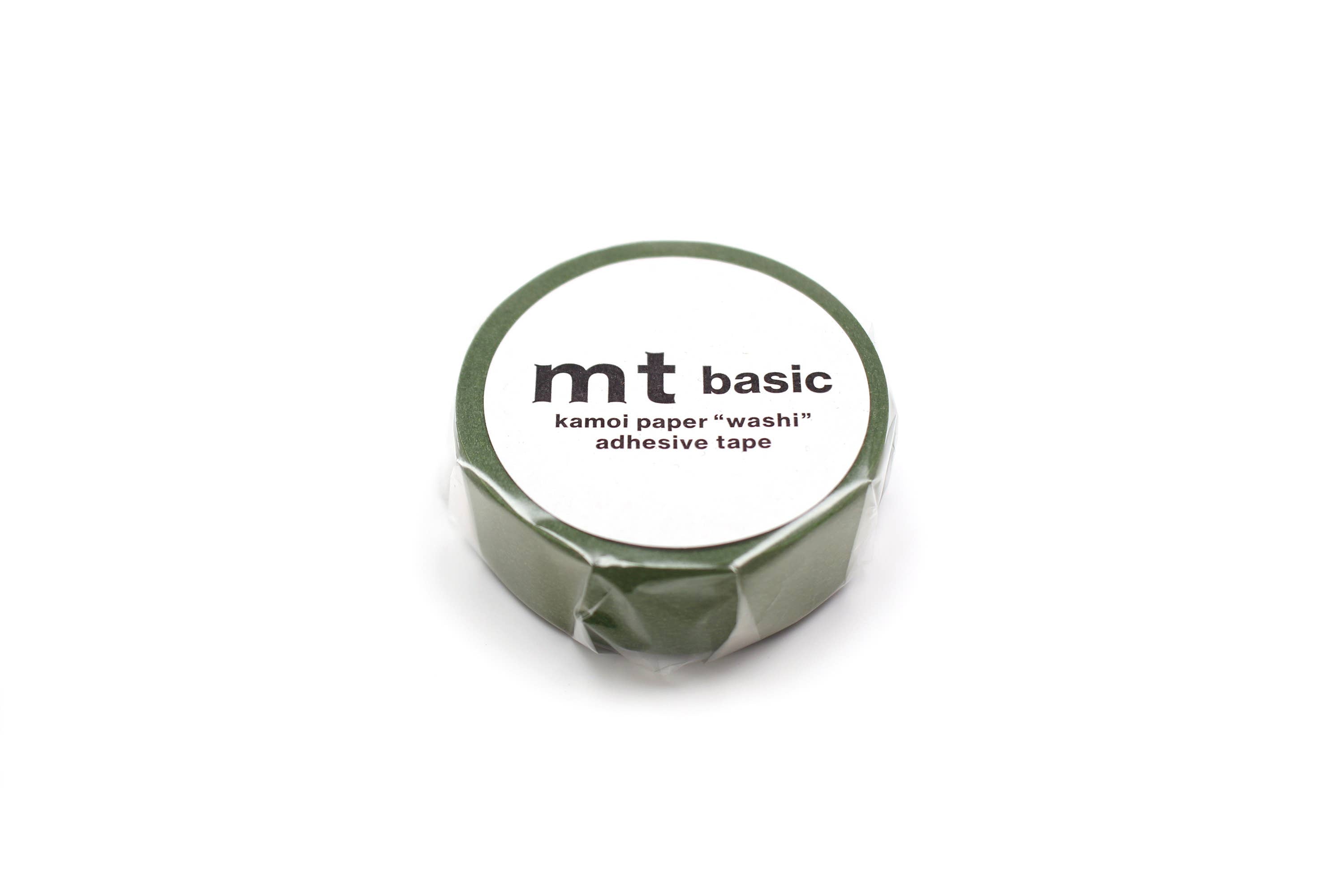 Washi Tape - olive green matte / MT01P527Z-DutchMills