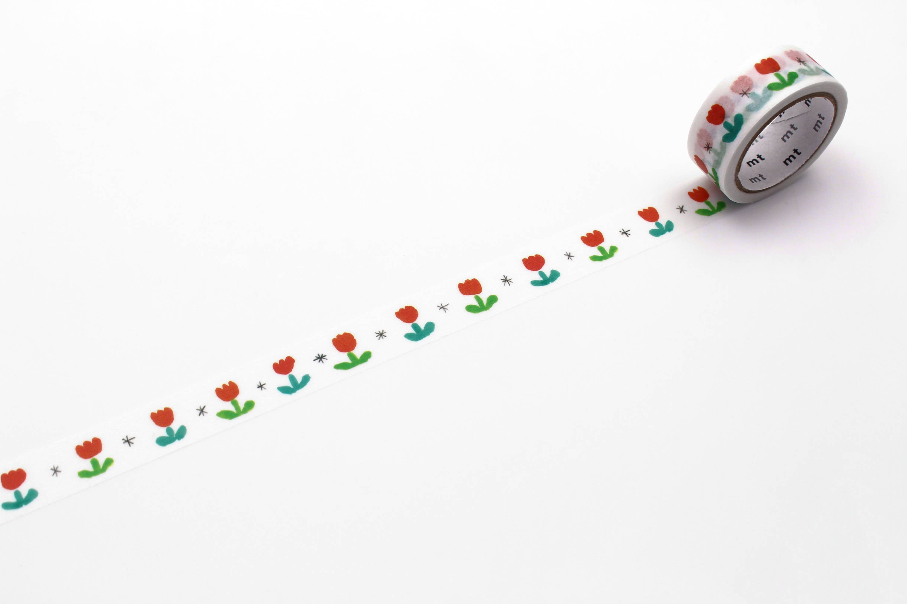Washi Tape - Tulip by Makoto Matsubayashi / MTMATU02EZ-DutchMills