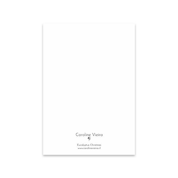 Caroline Vieira - Eucalyptus Christmas wenskaart-Kaart-DutchMills