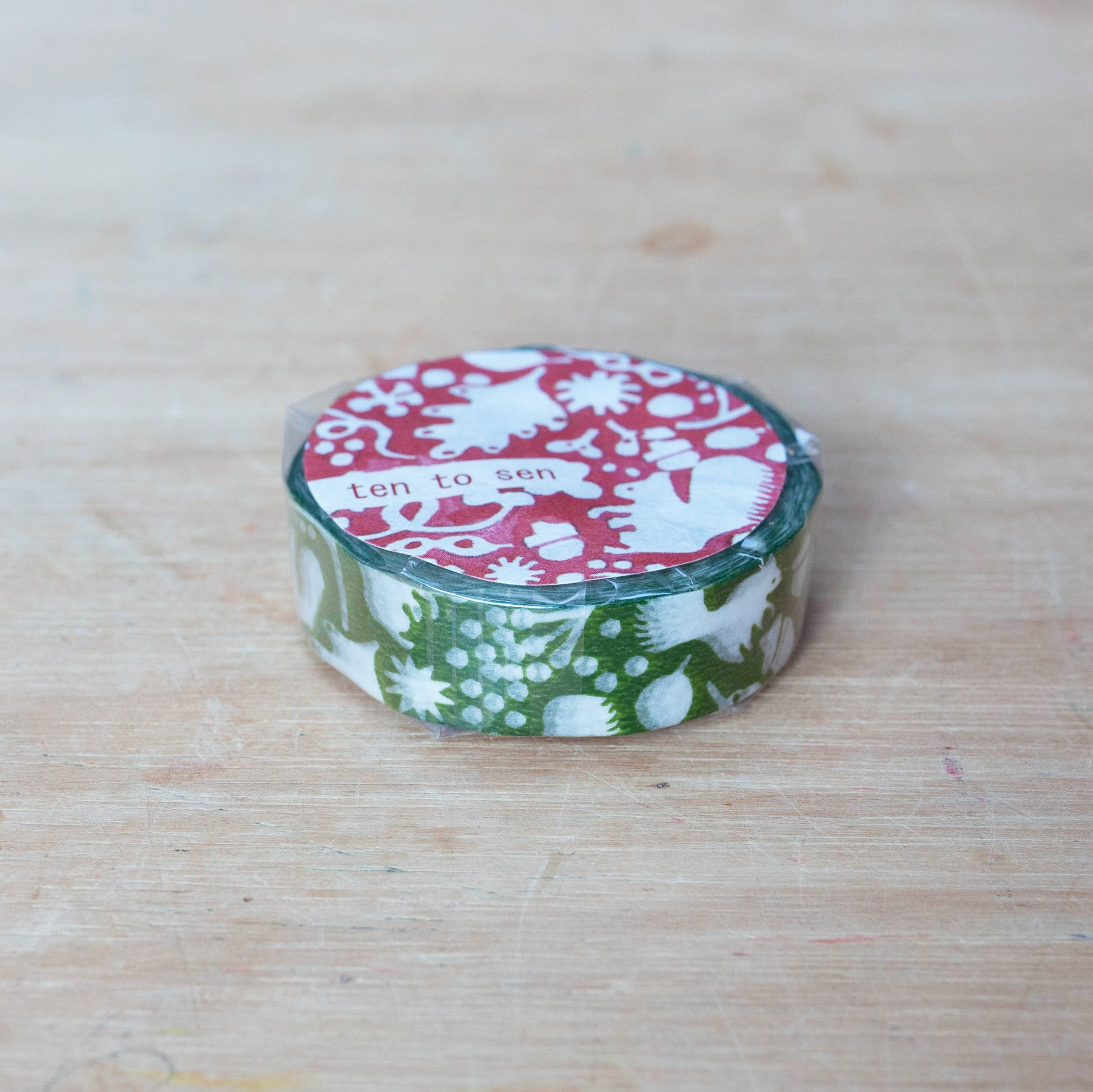 Classiky - Forest of Squirrel Masking Tape (Green)-Maskingtape-DutchMills