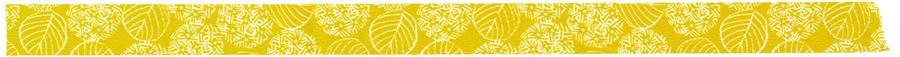 Classiky - Hydrangea Masking Tape (Mustard)-Maskingtape-DutchMills