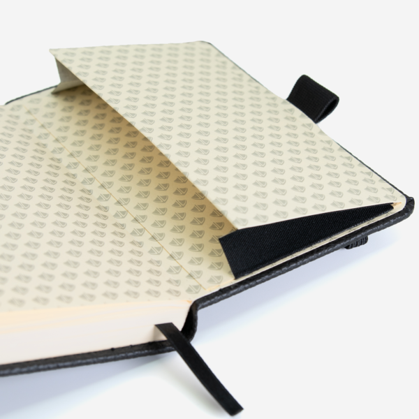 Dingbats* - A6 Wildlife Black Duck Notebook - Dotted-Notitieboek-DutchMills