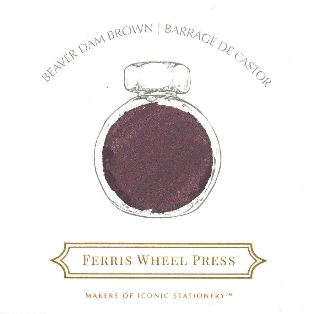 Ferris Wheel Press - 38ml Beaver Dam Brown Ink-Inkt-DutchMills