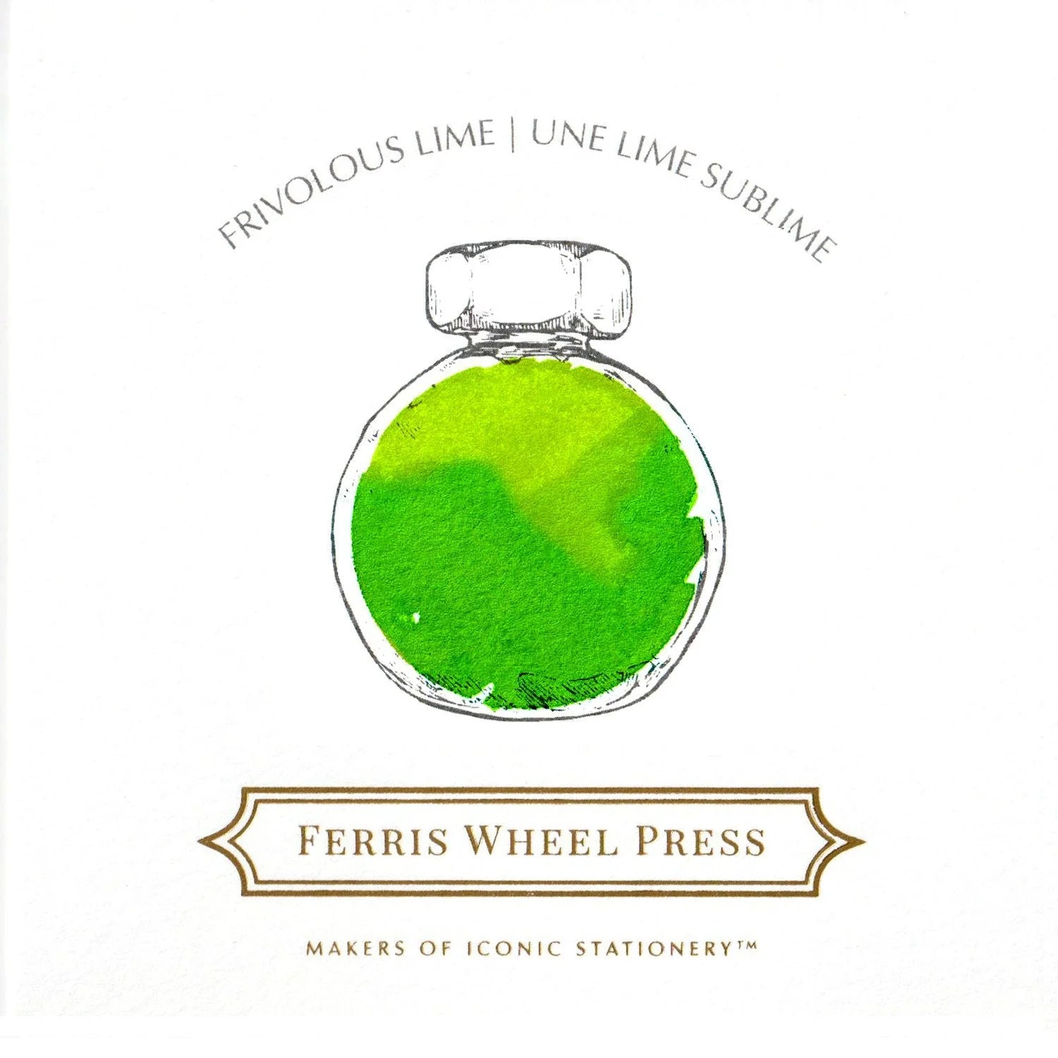 Ferris Wheel Press - 38ml Frivolous Lime Ink-Inkt-DutchMills