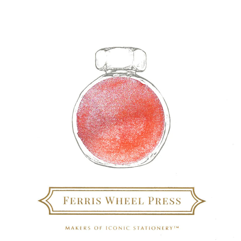 Ferris Wheel Press - 38ml Wonderland in Coral Ink-Inkt-DutchMills