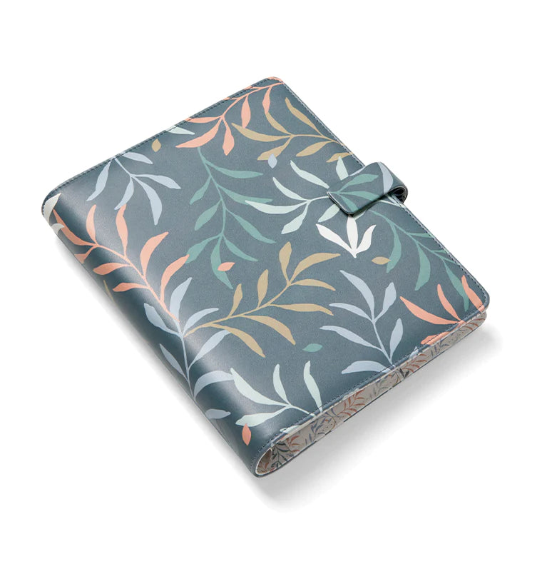 Filofax - A5 Organiser - Botanical - Blue-Organiser-DutchMills