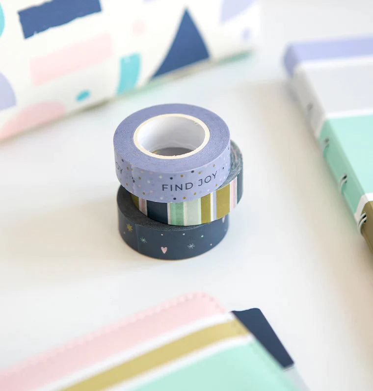Filofax - Good Vibes Washi Tape Set-Maskingtape-DutchMills