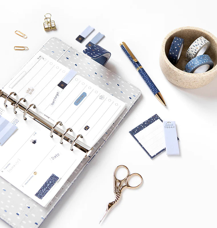 Filofax - Indigo Sticky Notes-Sticky Notes-DutchMills