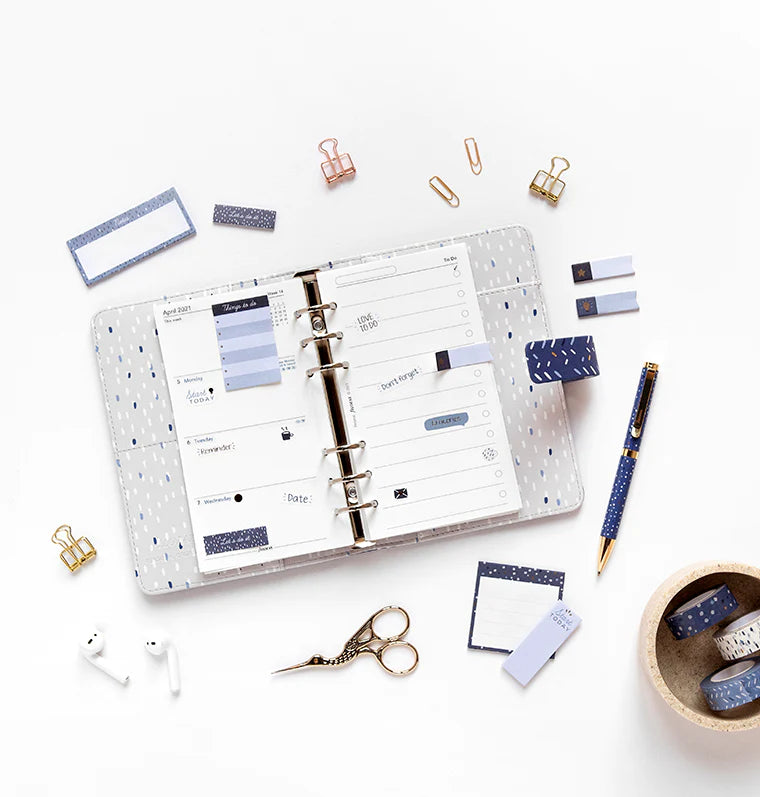 Filofax - Indigo Sticky Notes-Sticky Notes-DutchMills