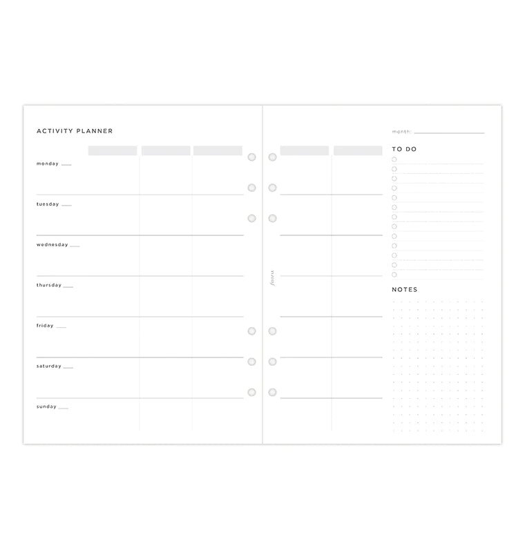 Filofax - Activity Planner - A5-Refill-DutchMills
