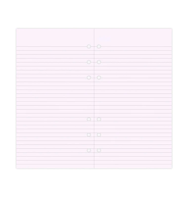 Filofax - Ruled Notepaper Lavender - Personal Organiser Refill-Refill Organiser-DutchMills
