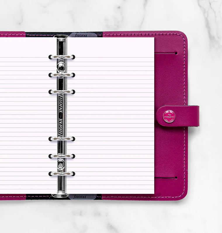Filofax - Ruled Notepaper Lavender - Personal Organiser Refill-Refill Organiser-DutchMills