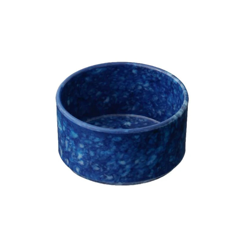 Hightide - Marbled Melamime Stacking Tray M - Navy-Bakje-DutchMills