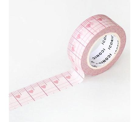 Iconic - Masking Tape 021 Ruler Hot Pink-Maskingtape-DutchMills