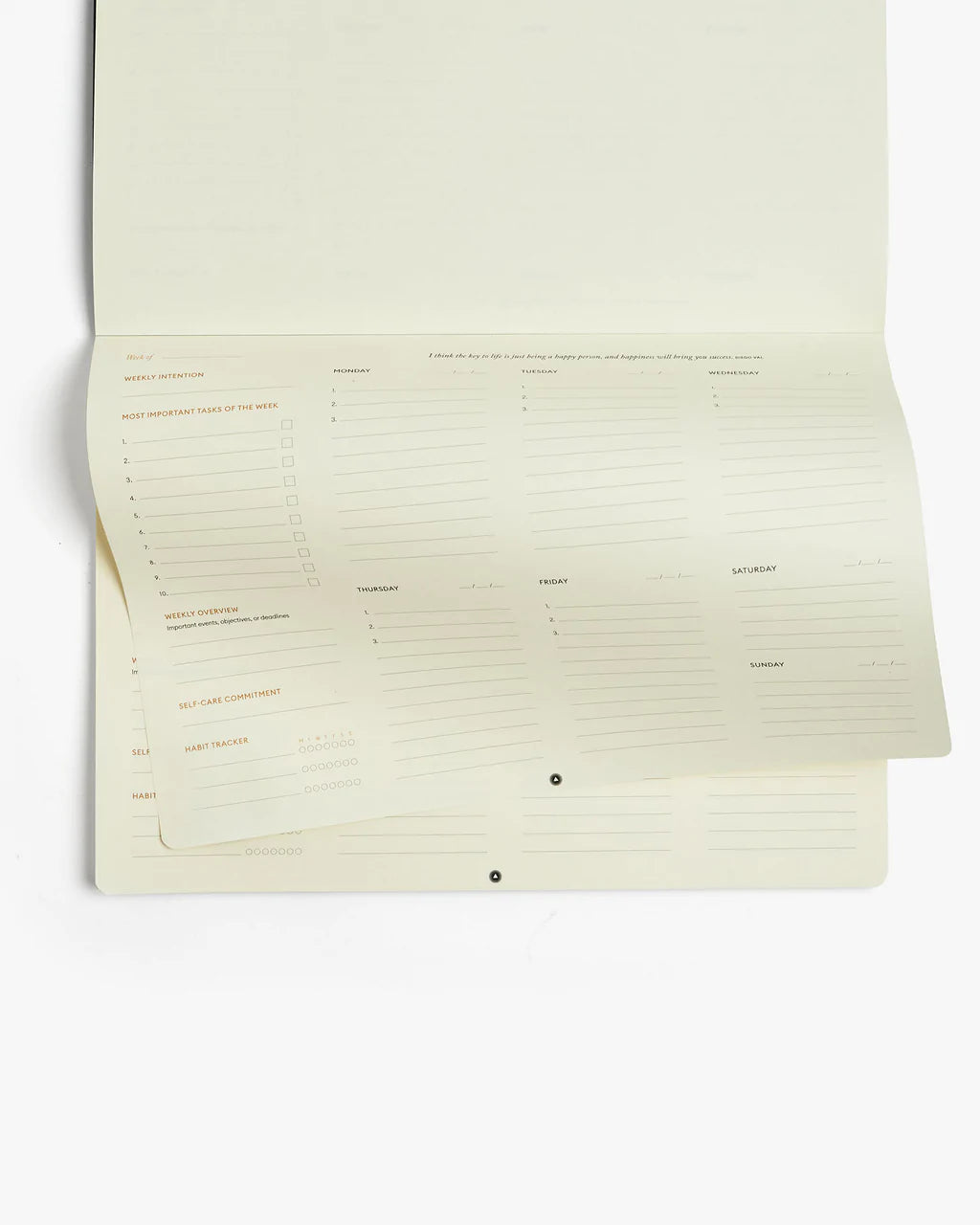 Intelligent Change - Productivity Weekly Desk Pad-Planner-DutchMills