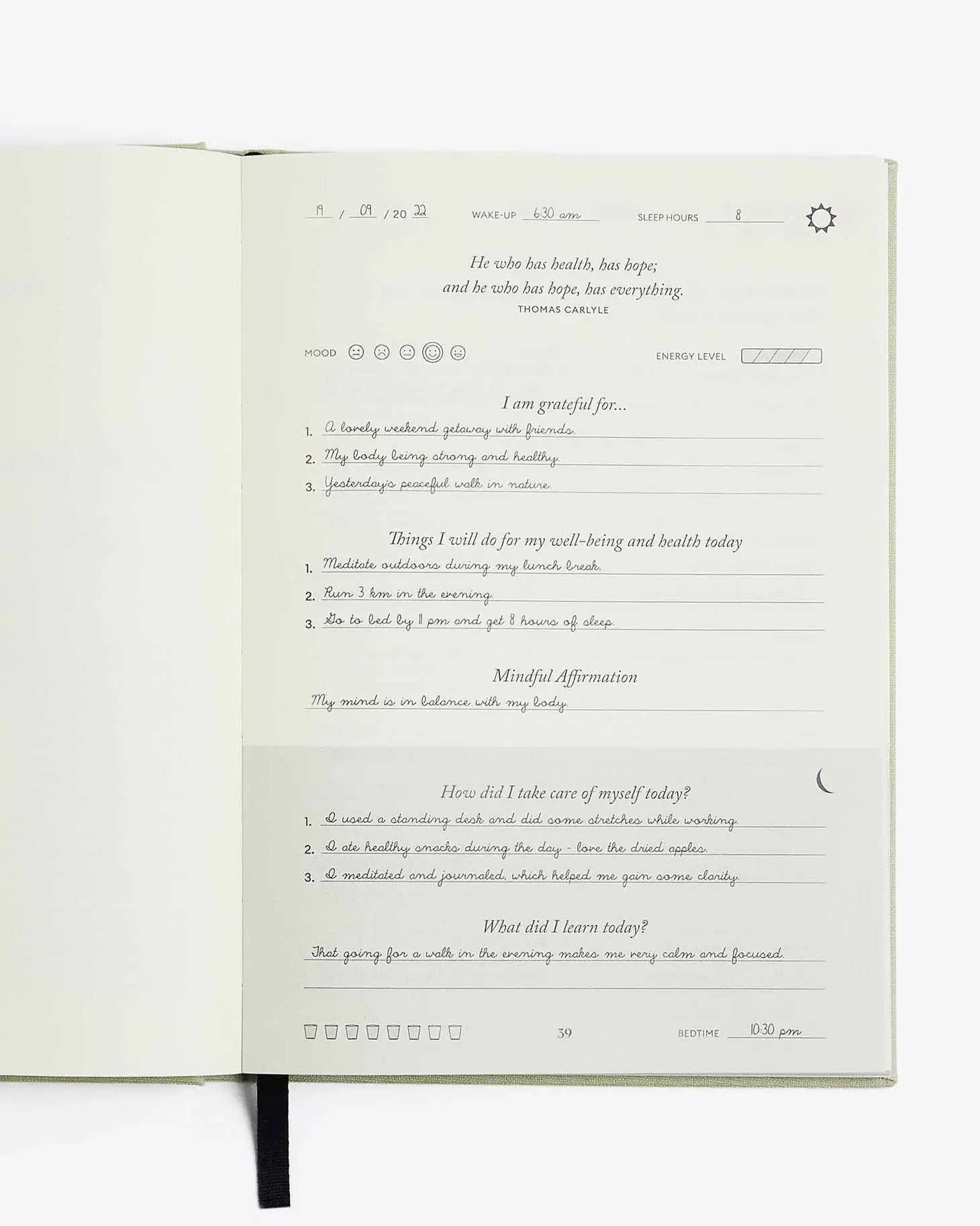 Intelligent Change - The Five Minute Journal - Fit Edition-Dagboek-DutchMills