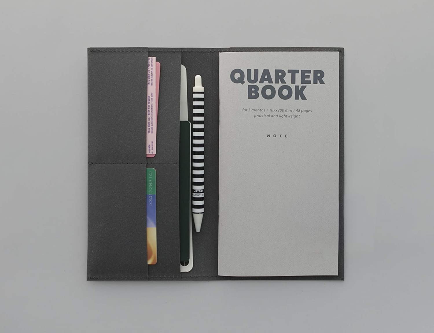 JStory - Quarter Book Plus - Grey-Planner-DutchMills