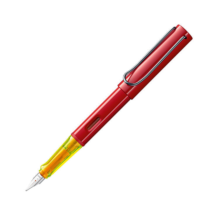 LAMY - AL-star glossy red - Vulpen met Notebook-Vulpen-DutchMills
