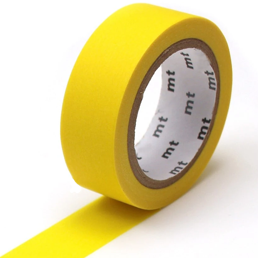 MT Masking Tape - Matte Yellow-Maskingtape-DutchMills