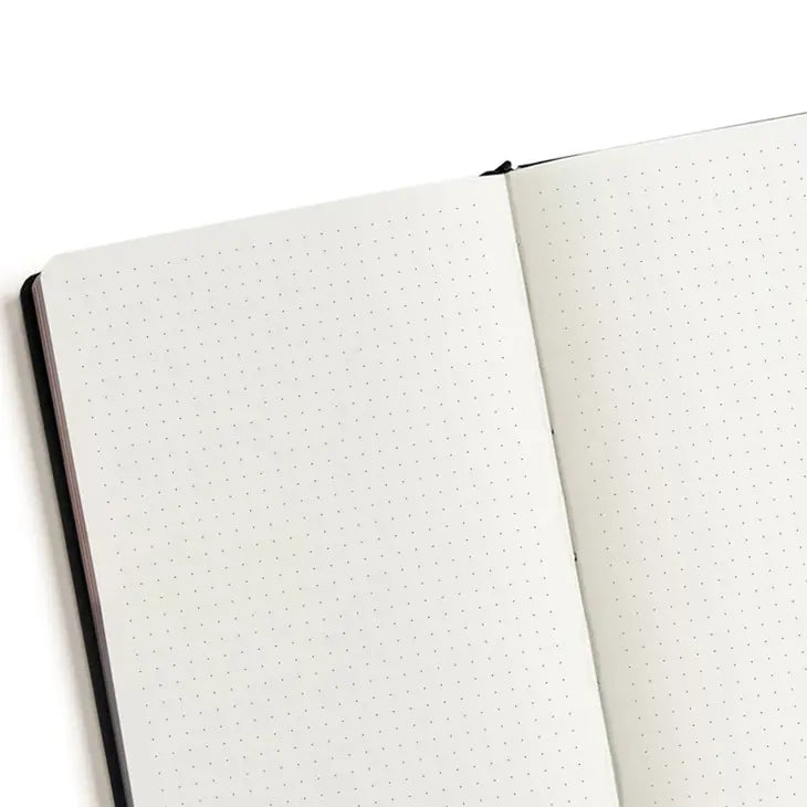 Mål Paper - Dot Journal - Black-Notebook-DutchMills