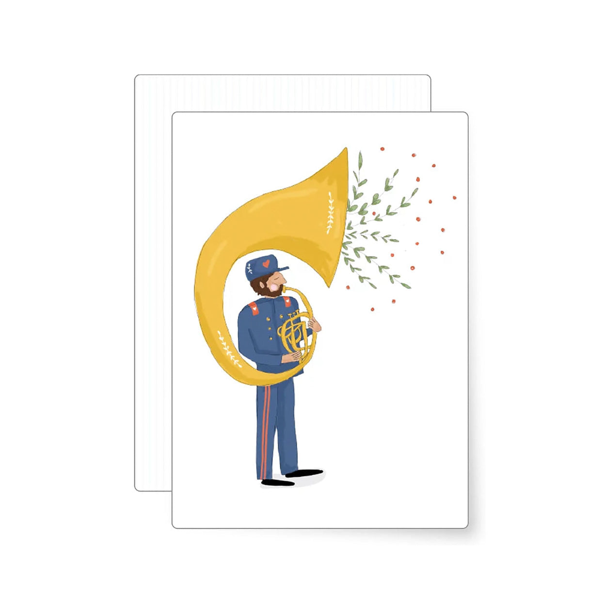 Miao papeterie - Kaart - Trompet-Kaart-DutchMills