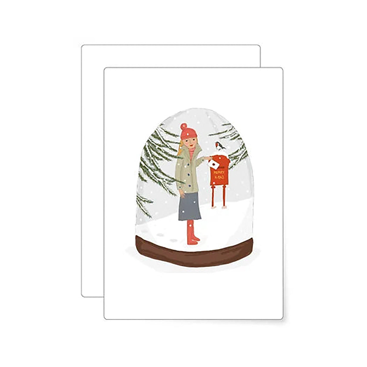 Miao papeterie - Kaart met enveloppe - Kerstpost-Kaart-DutchMills