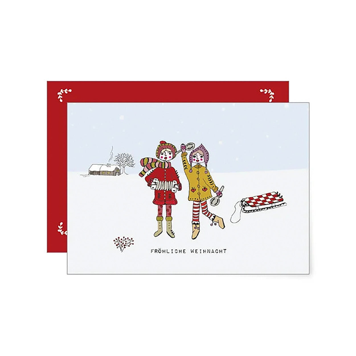Miao papeterie - Wenskaart met enveloppe - Kerst Kinderen-Kaart-DutchMills