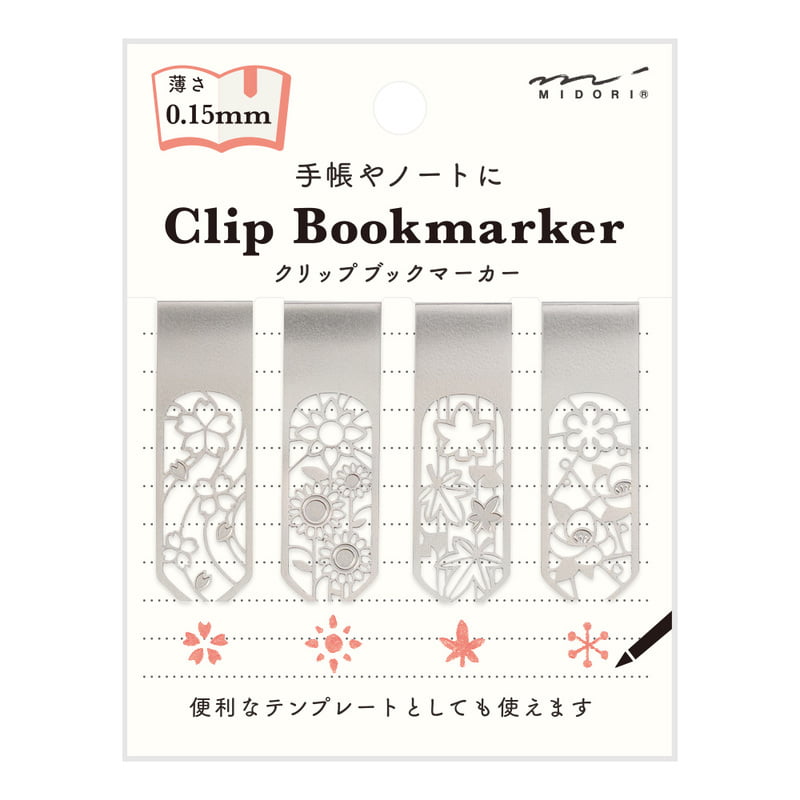 Midori - Clip Bookmarker Flower A-Bladwijzer-DutchMills