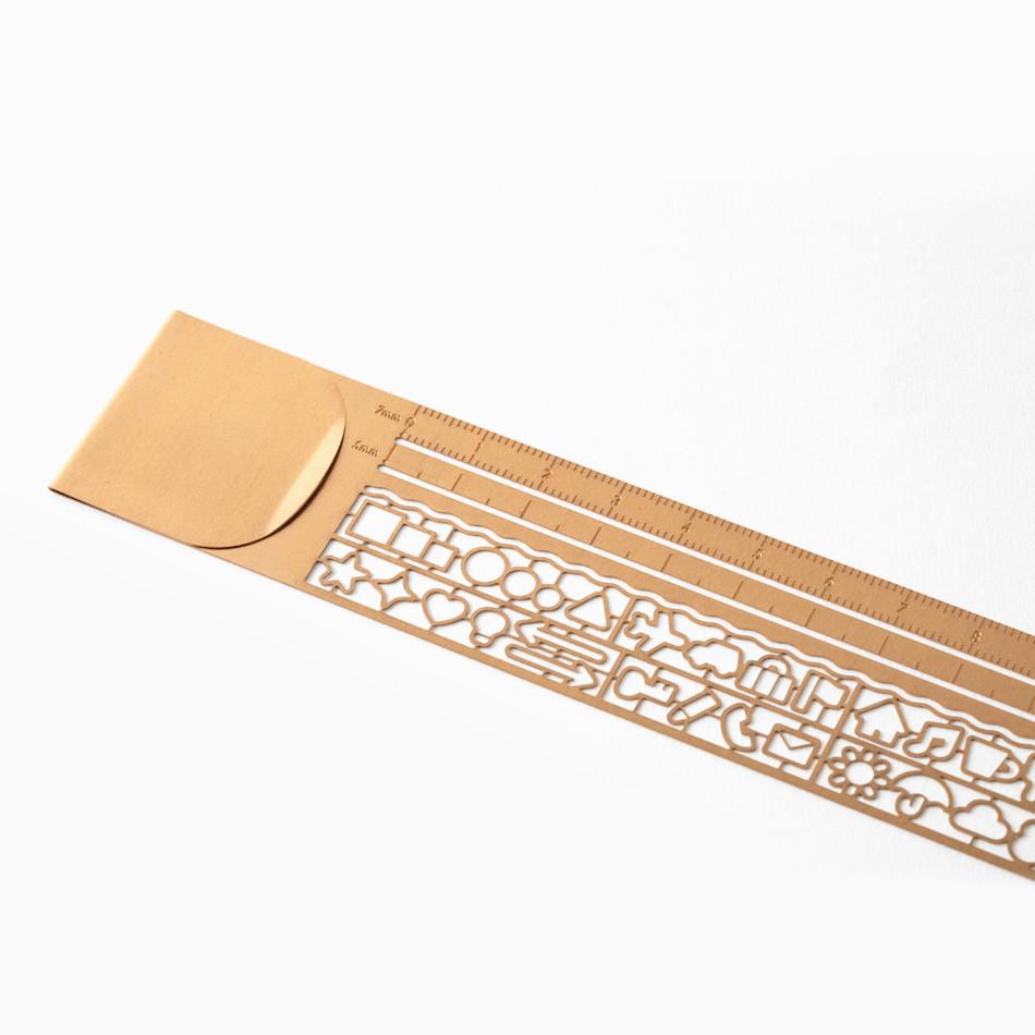 Midori - Clip Ruler Copper-Liniaal-DutchMills