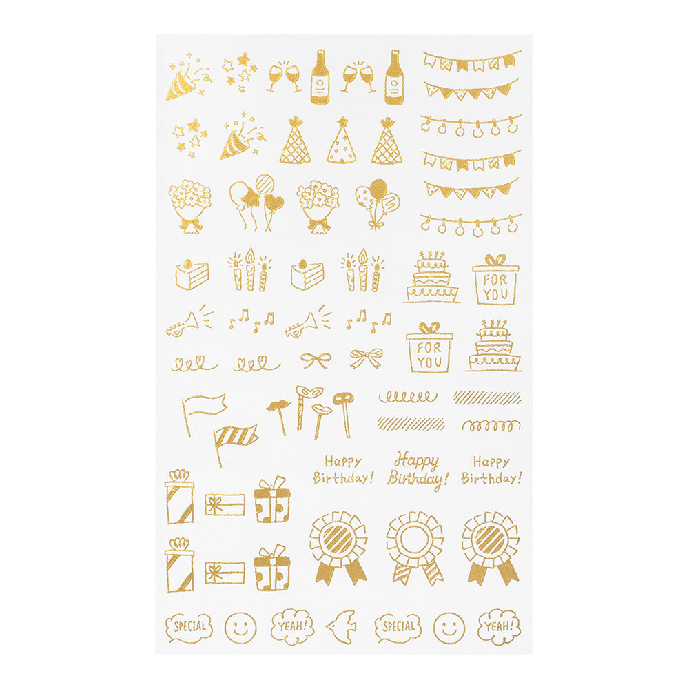 Midori - Foil Transfer Sticker - Celebratory-Sticker-DutchMills