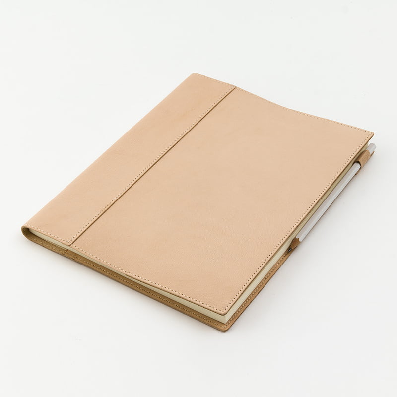 Midori - MD Notebook Goat Leather Cover A4 (L)-Cover-DutchMills