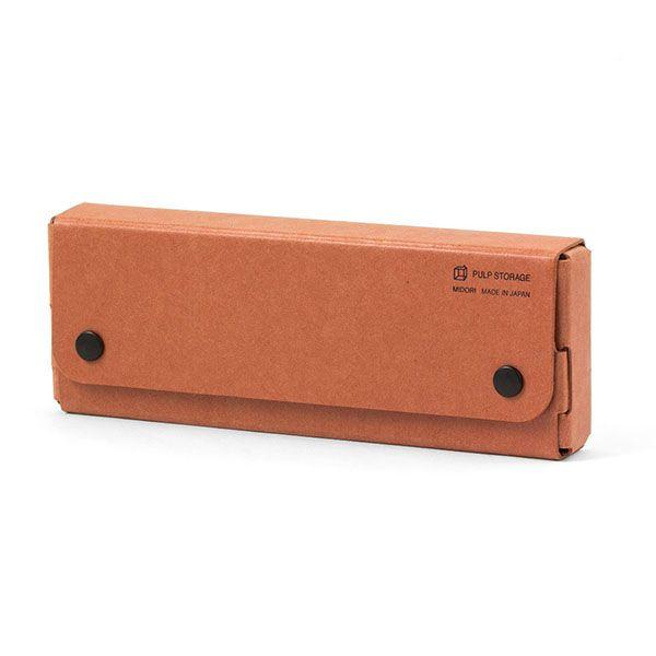 Midori - Pulp Storage Pasco Pen Case - Orange-Etui-DutchMills