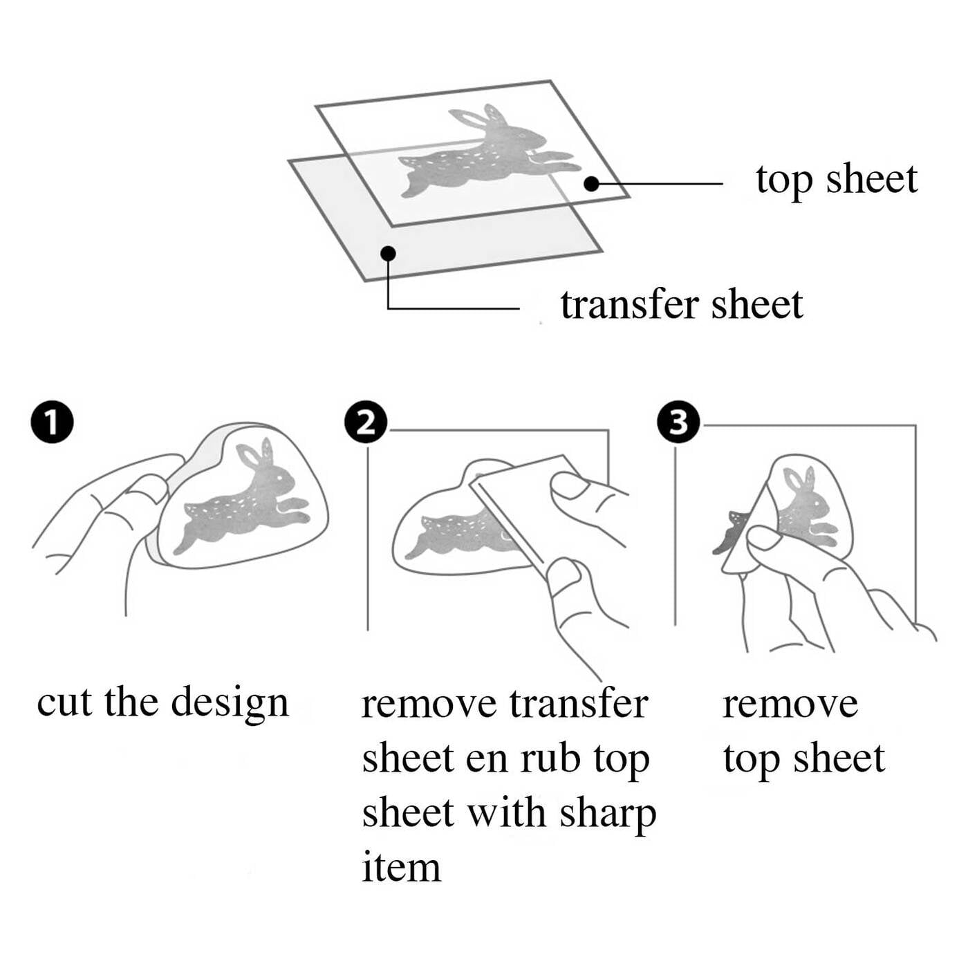 Midori - Transparant stickers - Scandinavian Textile Patterns-Sticker-DutchMills